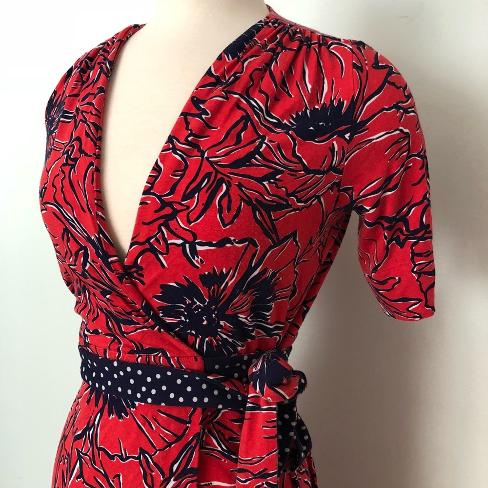 LILLY PULITZER Adalie Floral Wrap Dress - Picture 2 of 6